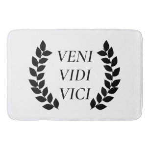 Tapete De Banheiro Veni Vidi Vici Eu Vi Que Conquistei