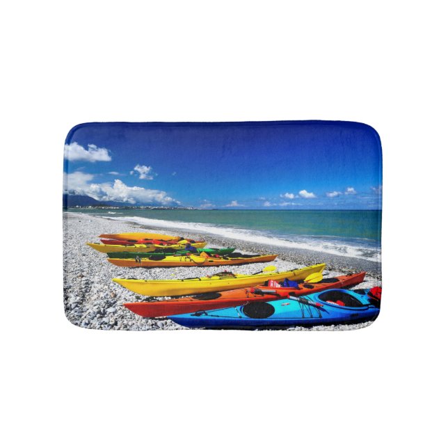 Tapete De Banheiro Verão que Kayaking (frente)