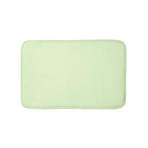Tapete De Banheiro Verde Aroma Pálido Sólido