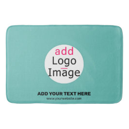 Tapete De Banheiro Verde de Casa Fresca Personalizável para Promoção 