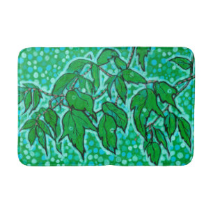 Tapete De Banheiro Verde deixa a Summer a Arte Floral