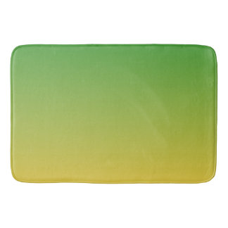 Tapete De Banheiro Verde e amarelo