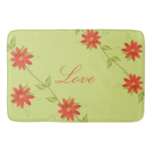 Verde limão e Laranja Flores