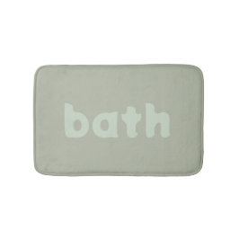 Tapete De Banheiro verde-prata