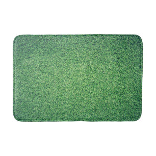 Tapete De Banheiro Verde Puro Grassy