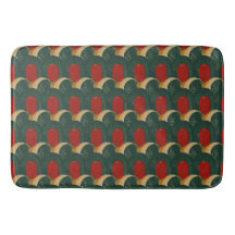 Vermelho abstrato, Verde e Dourado