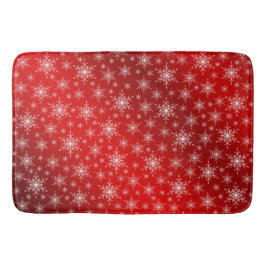 Tapete De Banheiro vermelho,branco,estrela, estrelas, Natal + Amostra