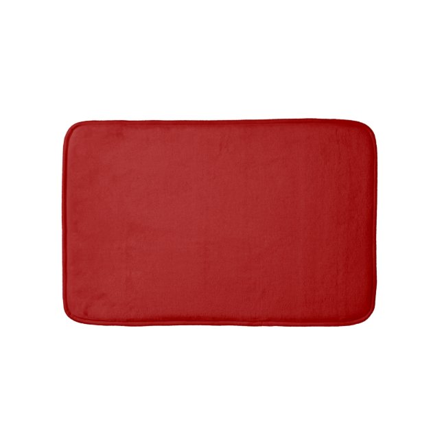 Tapete De Banheiro Vermelho de Maçã Adormecida Escuro (frente)