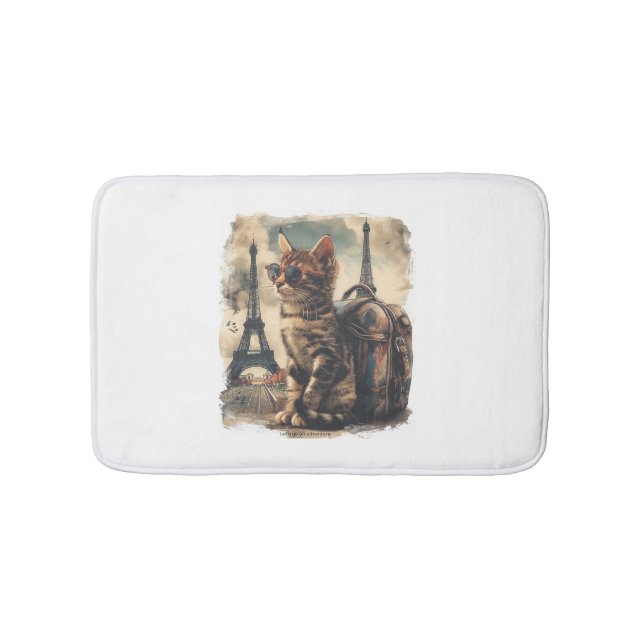 Tapete De Banheiro Viagem Buddy Cat (frente)