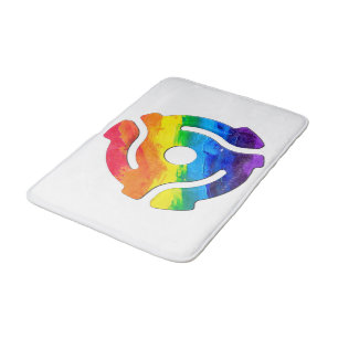 Tapete De Banheiro Vibran do adaptador de gravação plástico de 45 RPM