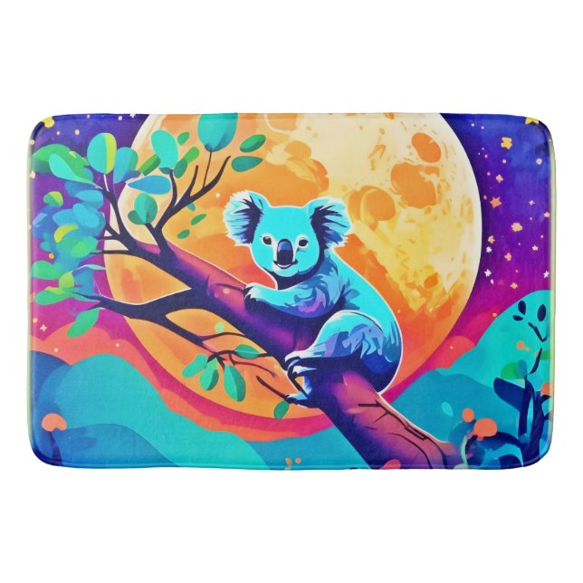 Tapete De Banheiro Vibrant Koala Moon (Frente)