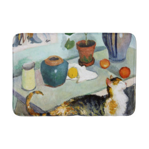 Tapete De Banheiro Vida de Gato e Estática, August Macke