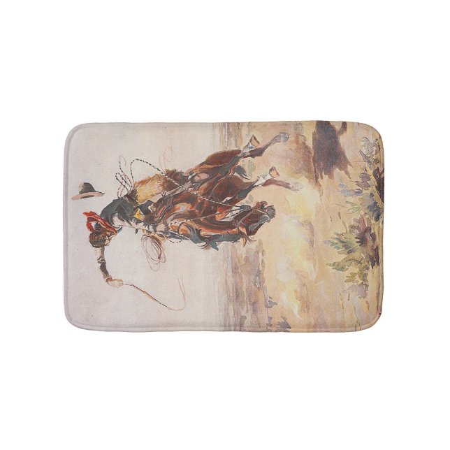 Tapete De Banheiro Vida do vaqueiro do T (frente)