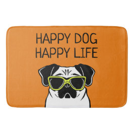 Tapete De Banheiro Vida feliz de cão