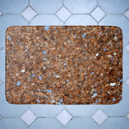 Tapete De Banheiro Vidro ouro