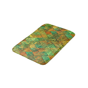 Tapete De Banheiro Vidro Pintado Geométrico Decorativo Moderno