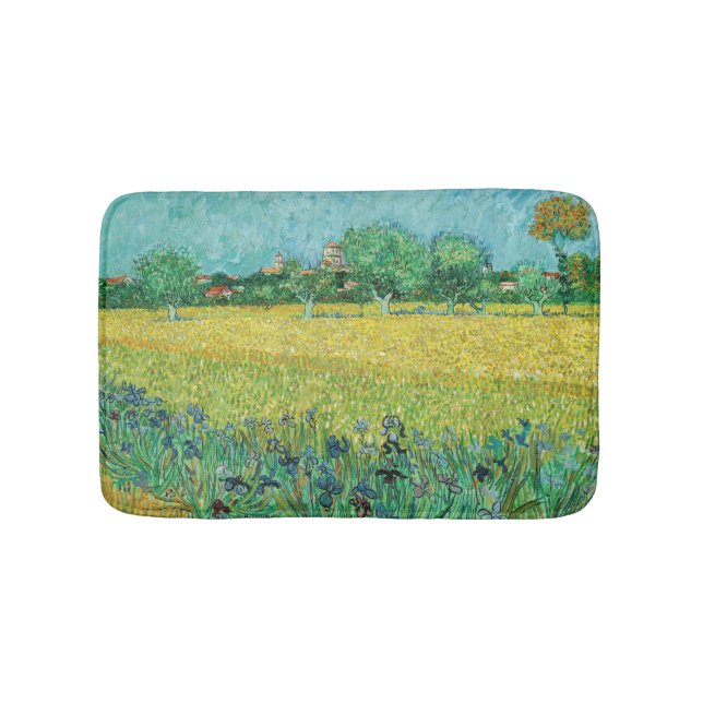 Tapete De Banheiro Vincent van Gogh - Campo com irlandeses perto de A (frente)