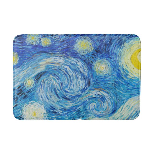 Tapete De Banheiro Vincent Van Gogh é a Noite Estrelada (Frente)