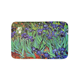 Tapete De Banheiro Vincent Van Gogh - Íris - Amante de Flores Arte Fi