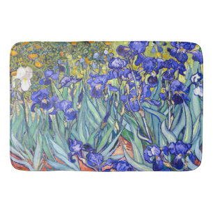 Tapete De Banheiro Vincent Van Gogh Irises Floral Vintage Fine Art