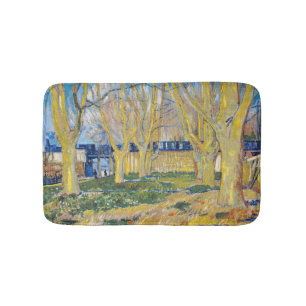 Tapete De Banheiro Vincent van Gogh - O Comboio Azul
