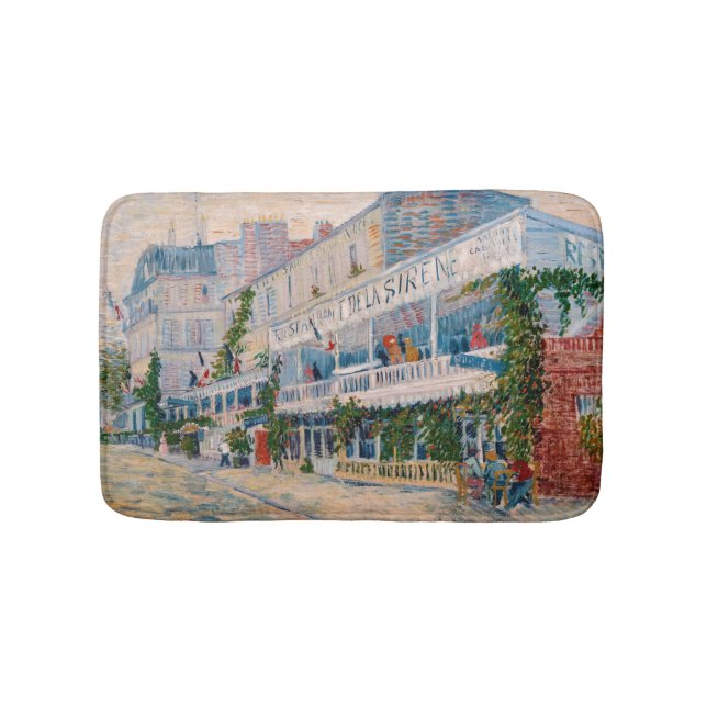 Tapete De Banheiro Vincent van Gogh - O Restaurante da Sirene (frente)