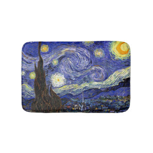 Tapete De Banheiro Vincent Van Gogh - The Starry Night Fine Art