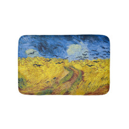 Tapete De Banheiro Vincent van Gogh - Wheatfield com Crows