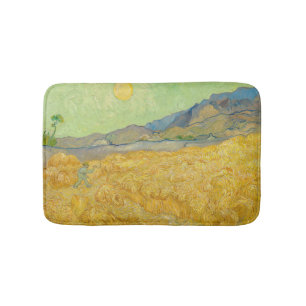 Tapete De Banheiro Vincent van Gogh - Wheatfield com um Receptor