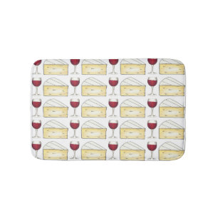 Tapete De Banheiro Vinho Vinho Vidro Vidro Brilho Vinho Queijo