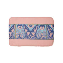 Vintage Art Nouveau Borboletas e Pansias