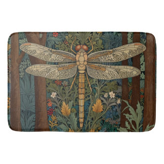 Tapete De Banheiro Vintage art nouveau dragonfly boho chic