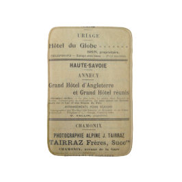 Tapete De Banheiro Vintage French Book Bath Mat