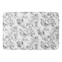 Vintage French Floral Fantasy Toile-Black