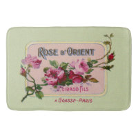 Vintage French Perfume Floral Ad Art