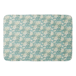 Tapete De Banheiro Vintage John Henry Dearle Aqua Floral Patterno