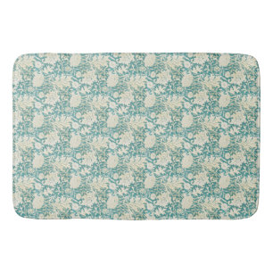 Tapete De Banheiro Vintage John Henry Dearle Aqua Floral Patterno