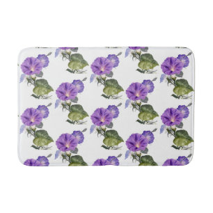 Tapete De Banheiro Vintage Purple Morning Glória