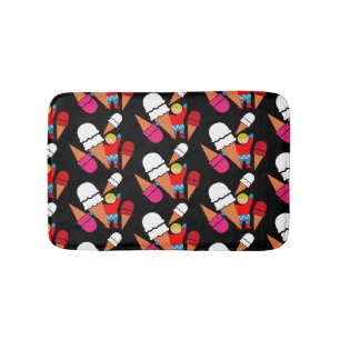 Tapete De Banheiro Vintage Retro Sorvete Art