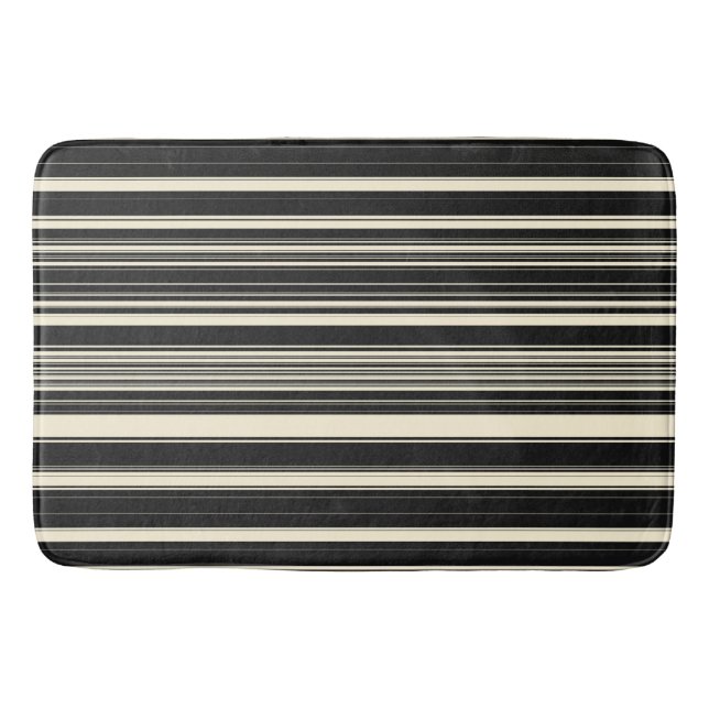 Tapete De Banheiro Vintage Stripes (Frente)