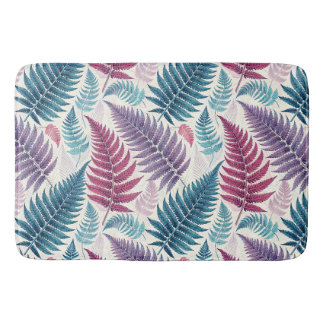 Tapete De Banheiro Vintage-style botanical fern leaves