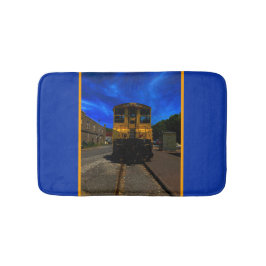 Tapete De Banheiro Vintage Train