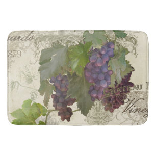 Tapete De Banheiro Vintage Vineyard Pinot Noir Wine Graphics