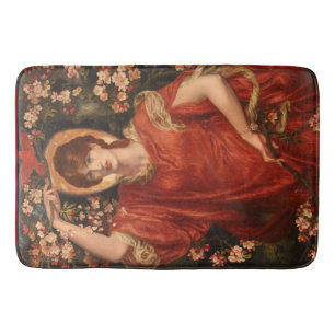 Tapete De Banheiro Visão de Fiammetta (por Dante Gabriel Rossetti)