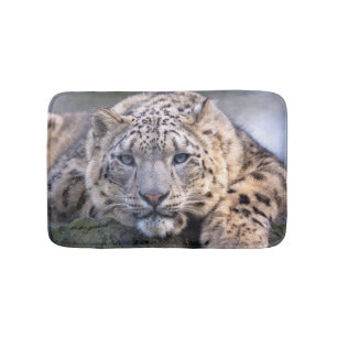Tapete De Banheiro Vishnu Snow Lepard Bath Mat