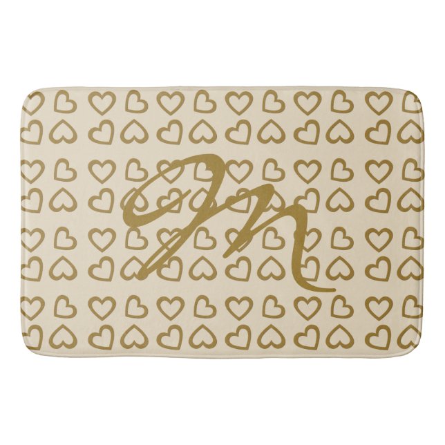 Tapete De Banheiro Vista de Feriado Dourado Retroativo (Frente)