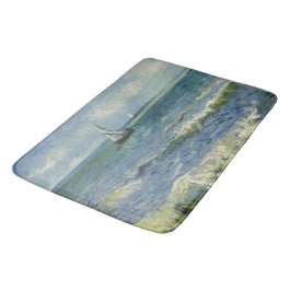 Tapete De Banheiro Vista de Saintes-Maries de la Mer por van Gogh