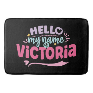 Tapete De Banheiro Vitória - meu nome é Vitória