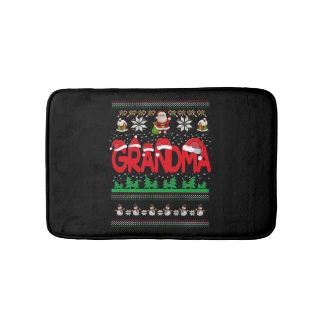 Tapete De Banheiro Vovó, doce de Natal (frente)