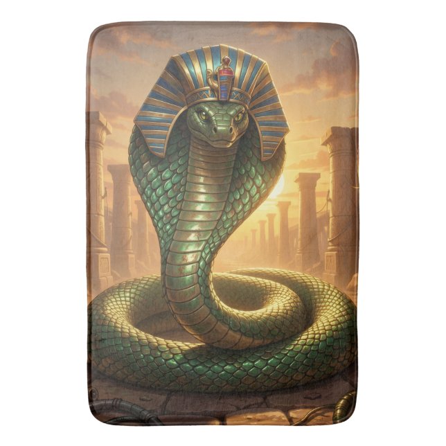 Tapete De Banheiro Wadjet – Ägyptische Schlangengöttin´6 (Frente Vertical)